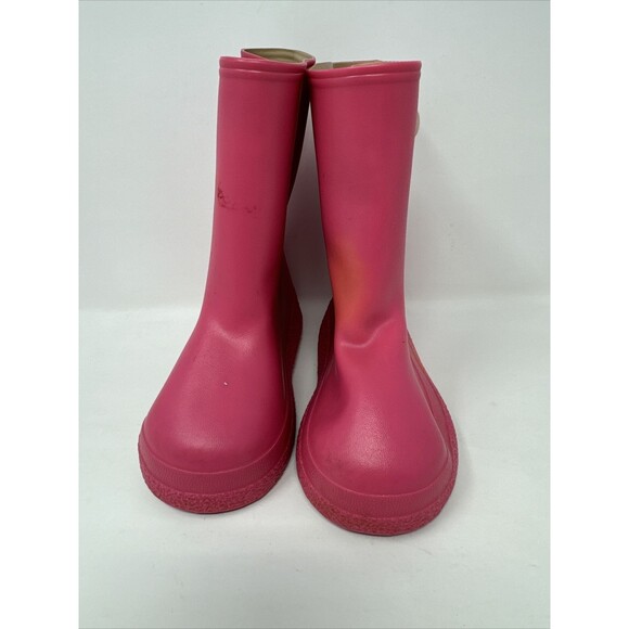 STRIDE RITE Kids Waterproof Rain Boots Toddler 8 Pink Dinosaur Water Poofs Vgt - Picture 9 of 10